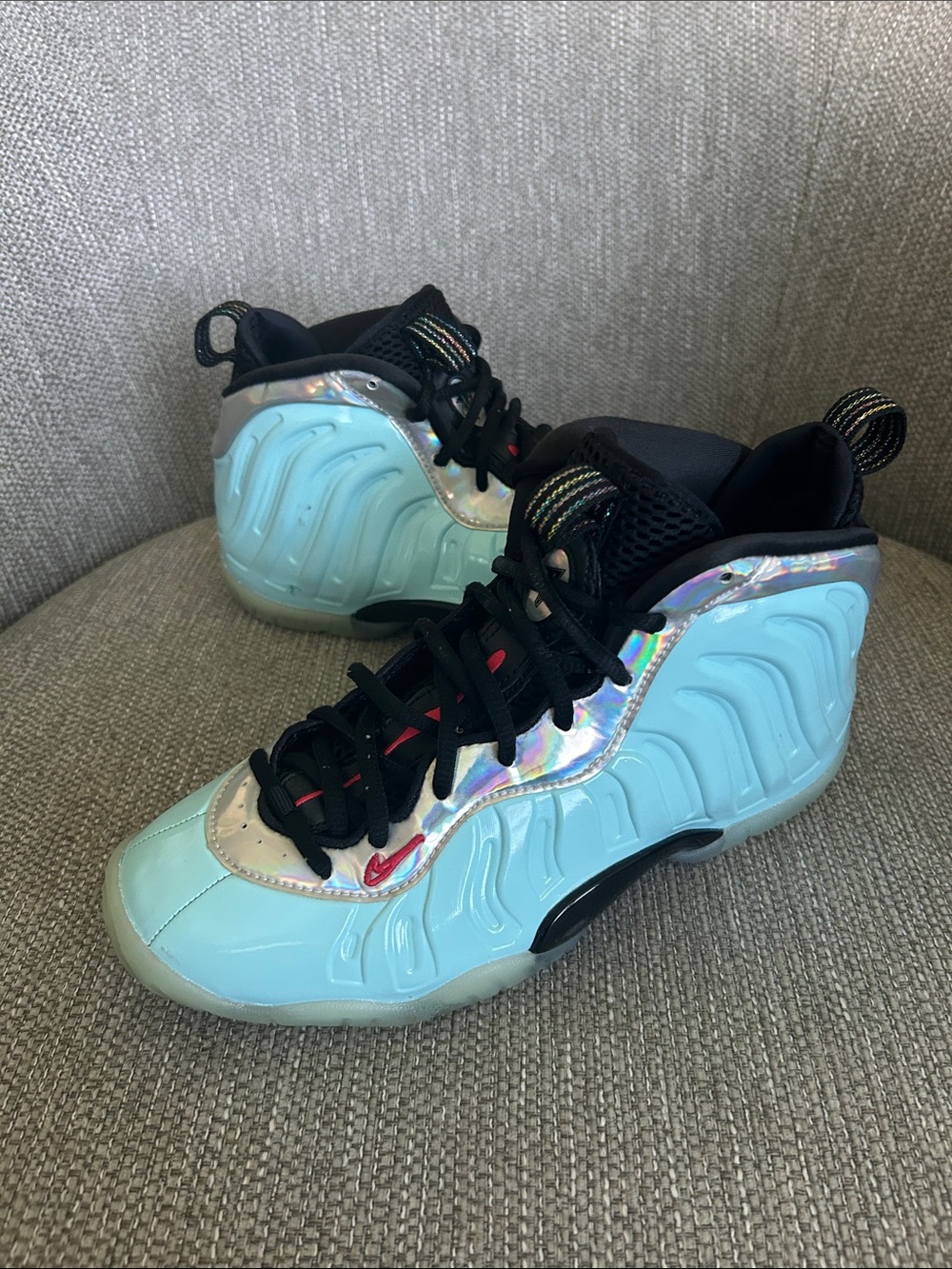 Nike Little Posite One Mixtape Copa Blue Basketball Shoes
